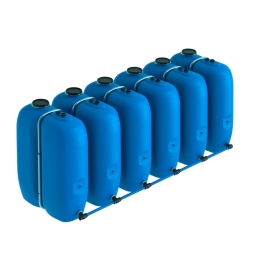 Citerne à eau en plastique schütz aquablock  BT 6 citernes jumelées 6000 litres